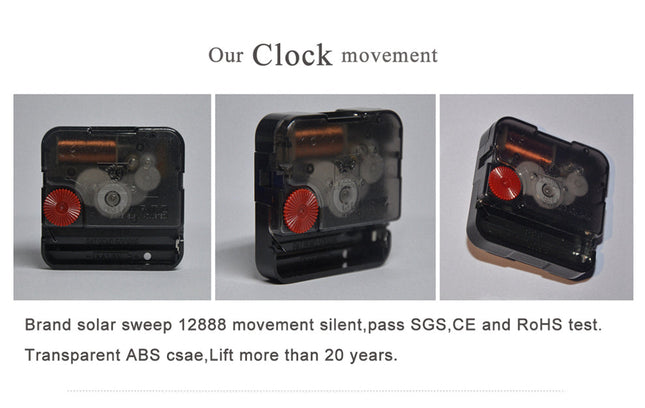 Rund veggklokke med papegøyemotiv