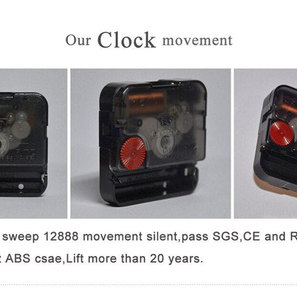 Oransje barneklokke med dinosaurmotiv