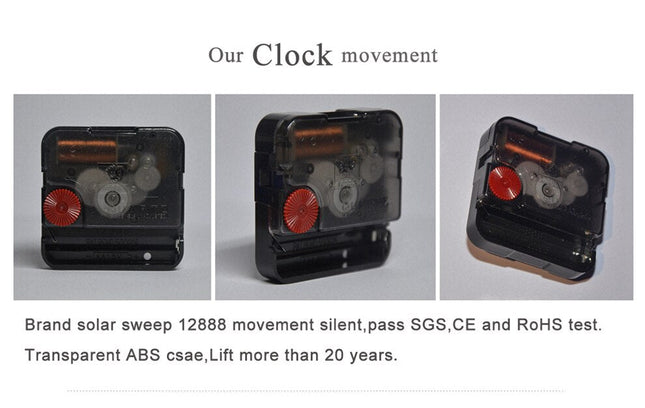 Oransje barneklokke med dinosaurmotiv