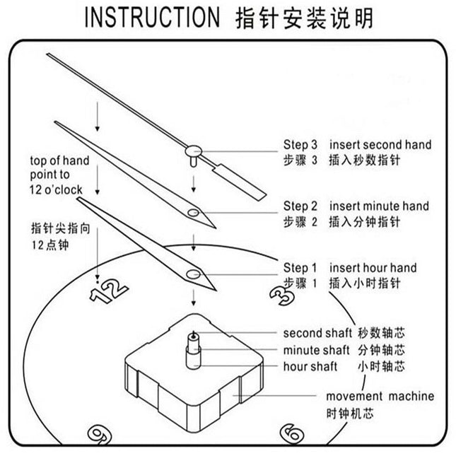 Skyformet veggklokke i tre til barnerom