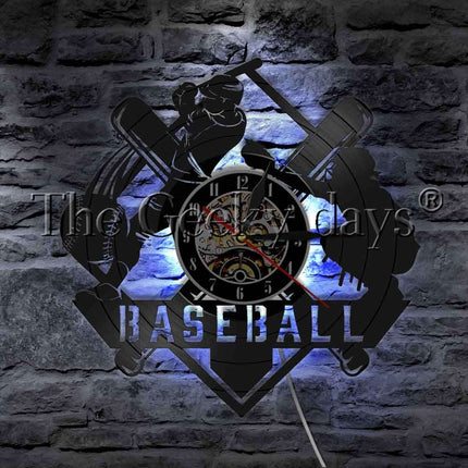 Baseball vinylklokke for sportsfans