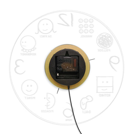 Moderne kunst LED veggklokke design