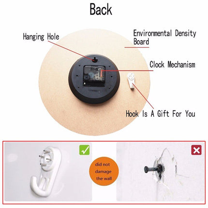 Veggklokke med rosa roser og blomster