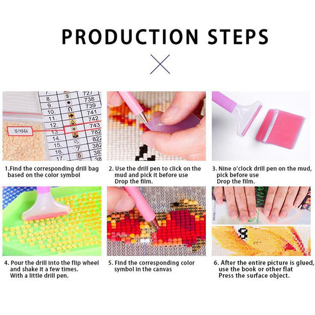 Vintage veggklokke med blomster og kanne