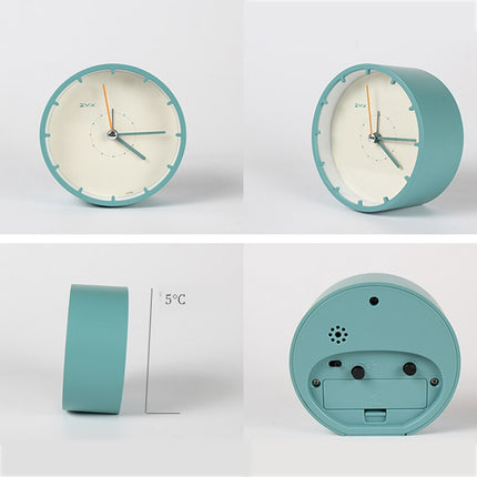 Minimalistisk rund klokke uten tall