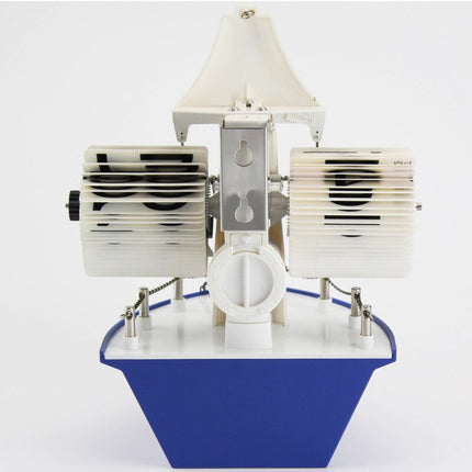 Flip-klokke formet som en seilbåt