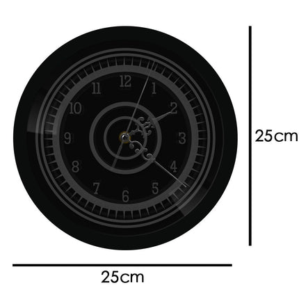 Moderne lysende veggklokke til soverom