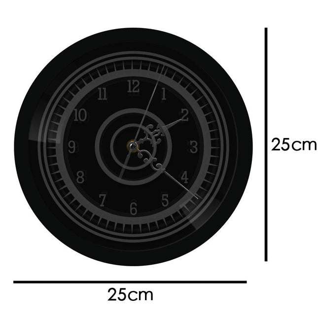 Moderne lysende veggklokke til soverom