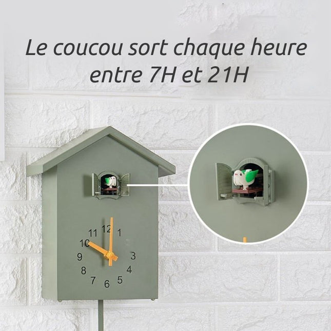 Moderne gjøkur klokke for vegg