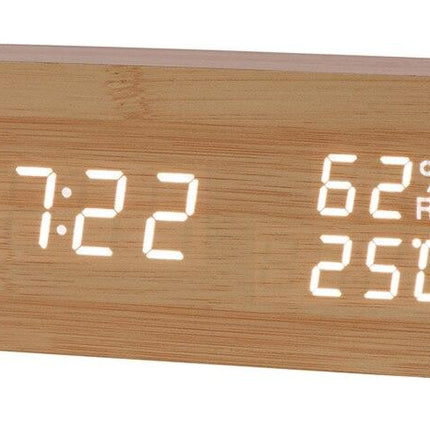 Digital vekkerklokke med tre-finish