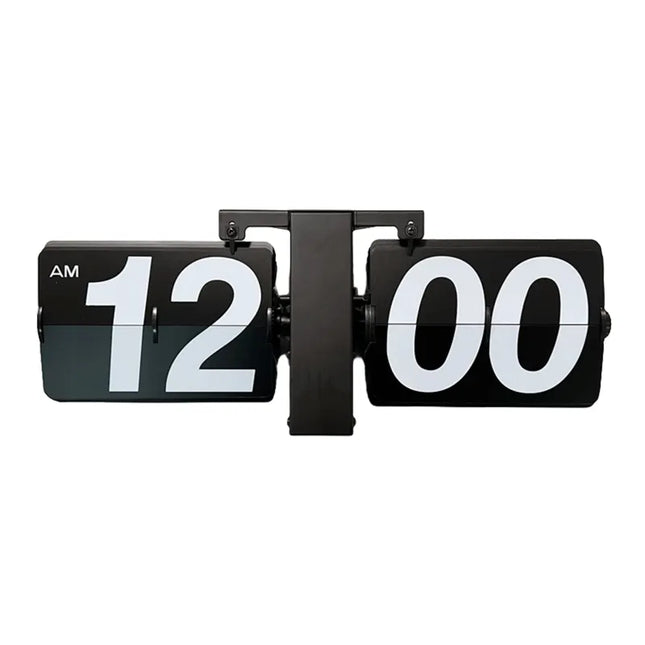 Moderne flip-klokke i metall design