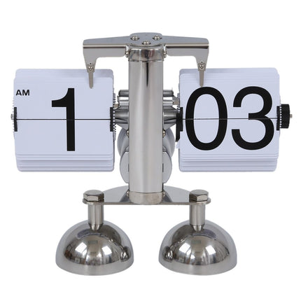 Vintage automatisk flippeklokke i stål