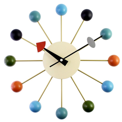 Moderne retro ballklokke for stue