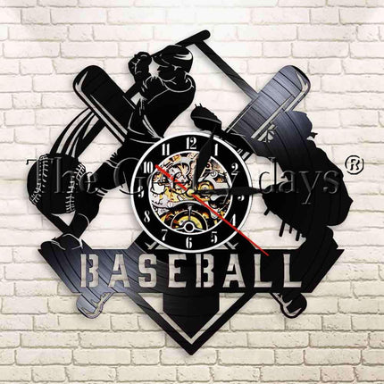 Baseball vinylklokke for sportsfans