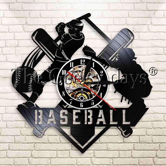 Baseball vinylklokke for sportsfans