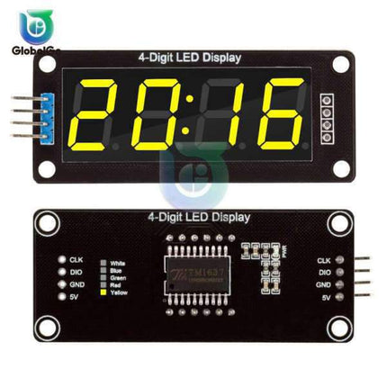 4-sifret LED display klokkemodul