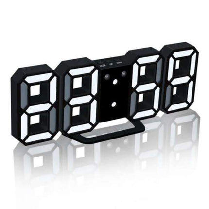 Stor digital 3D-klokke for vegg