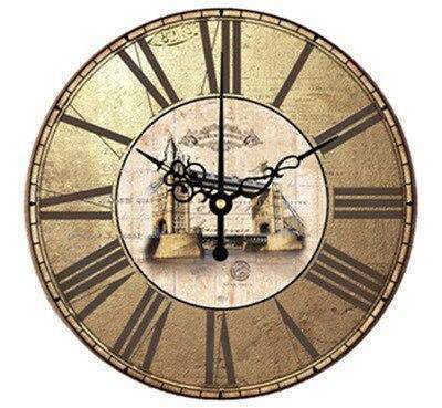 Vintage New York veggklokke Brooklyn Bridge