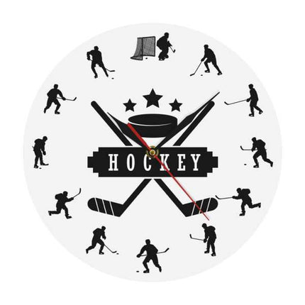 Moderne ishockey veggklokke for sportsfans