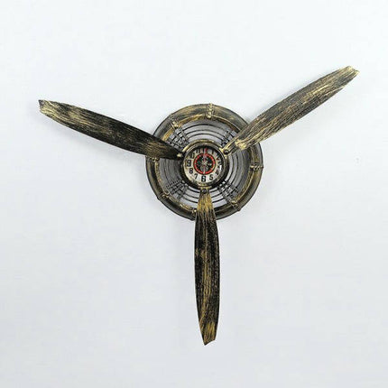 Industriell vintage veggklokke formet som propell