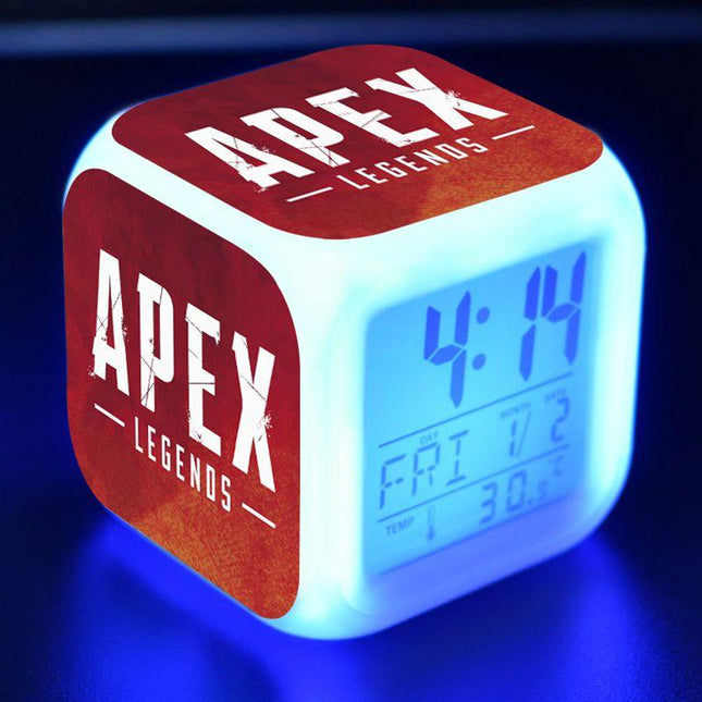 APEX Legends kube vekkeklokke med LED-lys