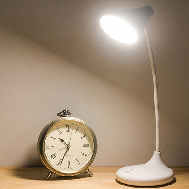 Rund vintage bordklokke med romertall